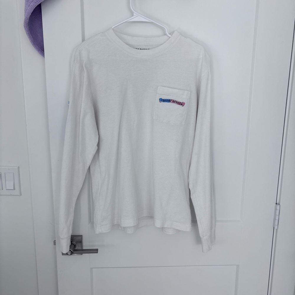 Chrome Hearts  Matty Boy America White Long Sleeve T-Shirt Size Medium